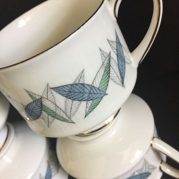 Trend by Royal Sta Fine Bone China England 4 Cups - Picture 3 of 8